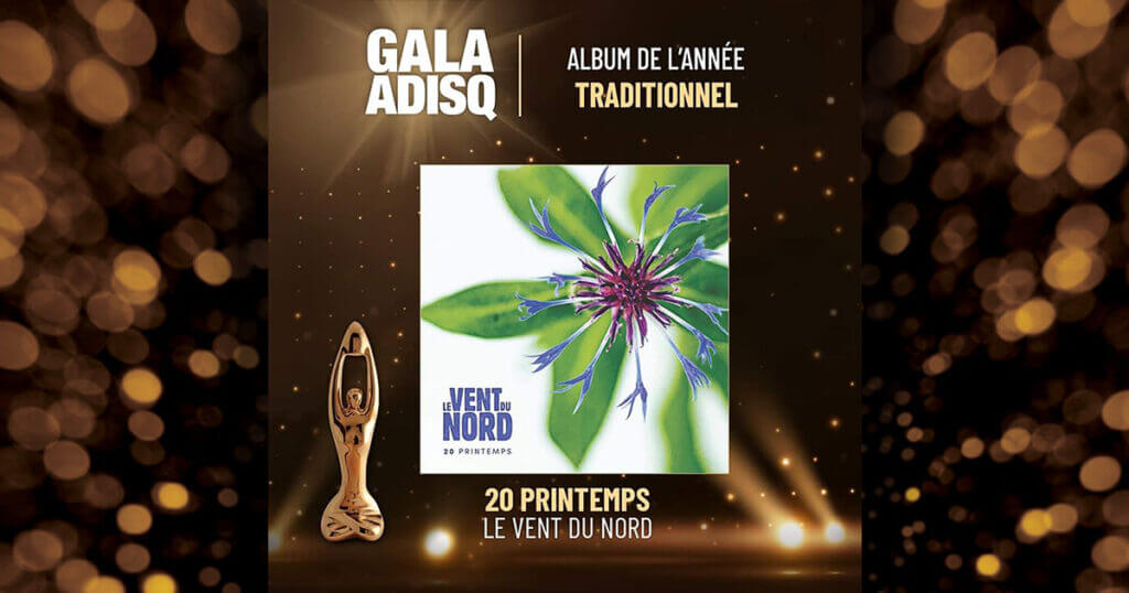 gala adisq 2022 le vent du nord